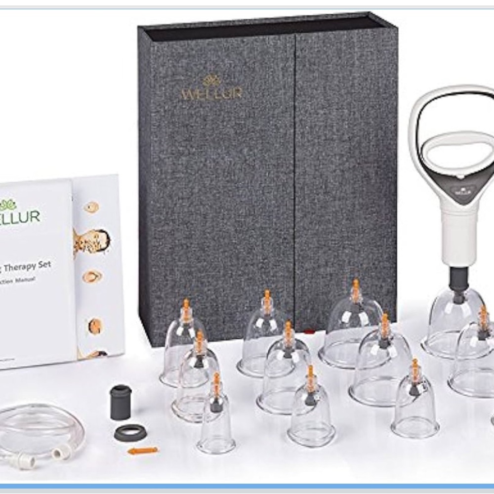 WELLUR Gray Cupping Therapy Set
